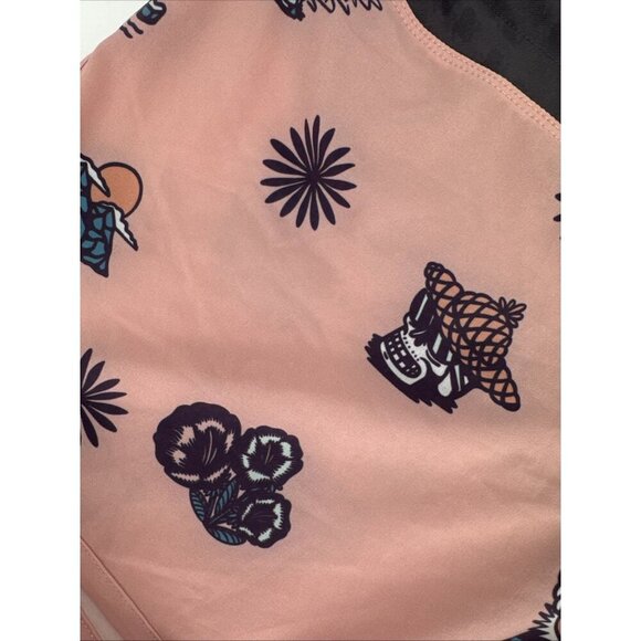 rabbit Shorts Womens MD Surf N Turf 4” Running Board Coral Cloud - Picture 10 of 14